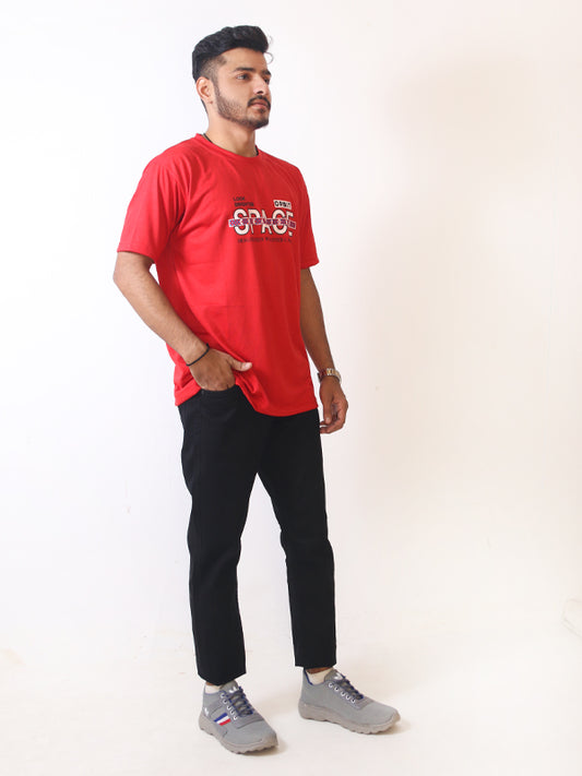 M Men's T-Shirt Space Red