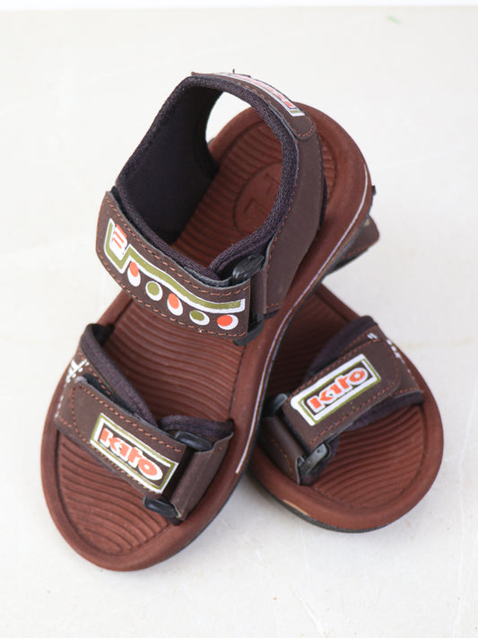 BSD11 Boys Sandal 8Yr - 12Yrs Brown