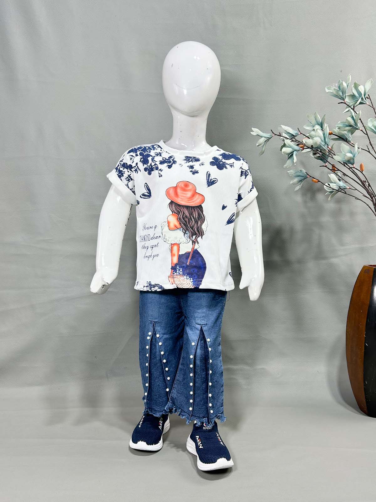 2Yr - 5Yrs Blue Suit For Girls OP GS405