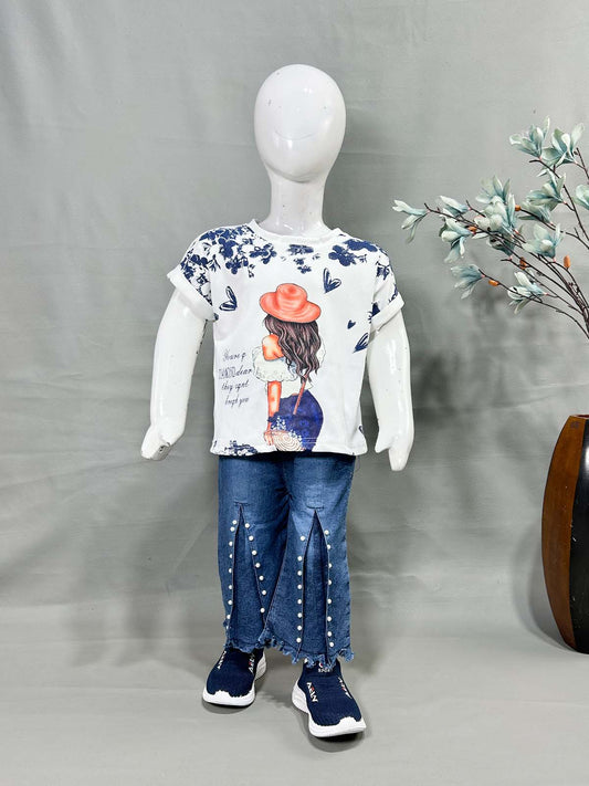 2Yr - 5Yrs Blue Suit For Girls OP GS405