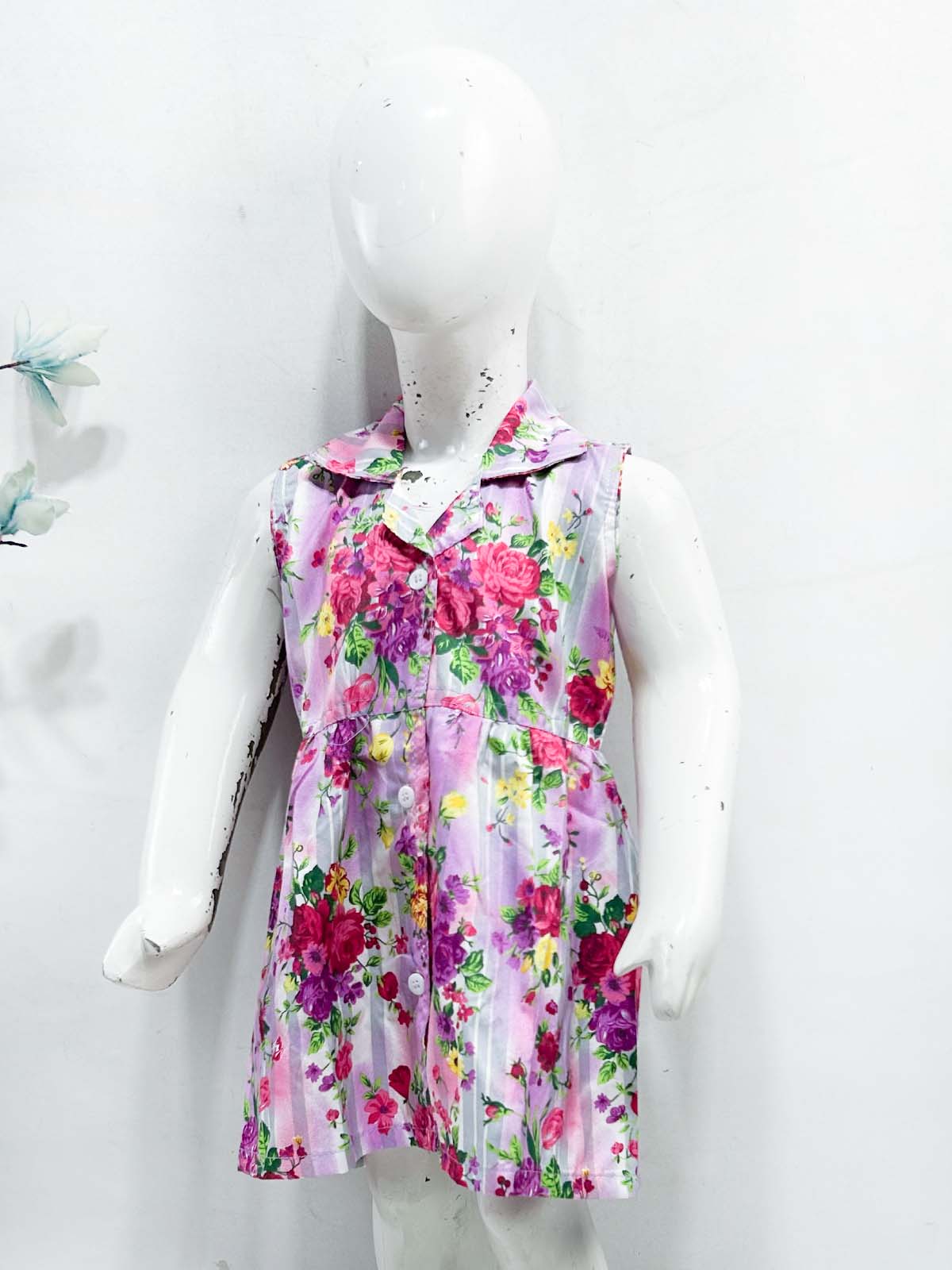 1Yr - 9Yrs Purple Frock For Girls NG GF46