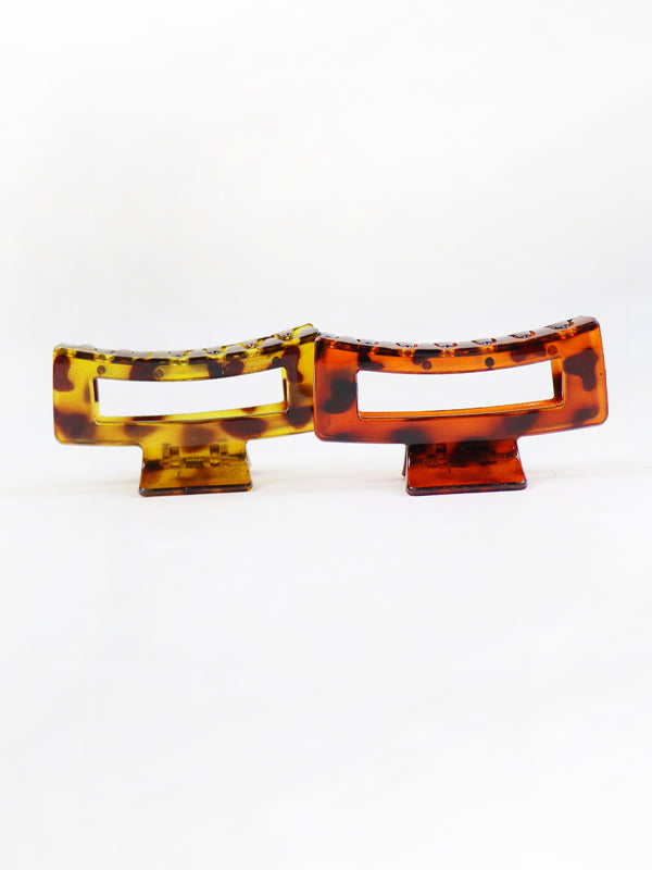 GHC06 Pack of 2 Hair Clip Multicolor Printed