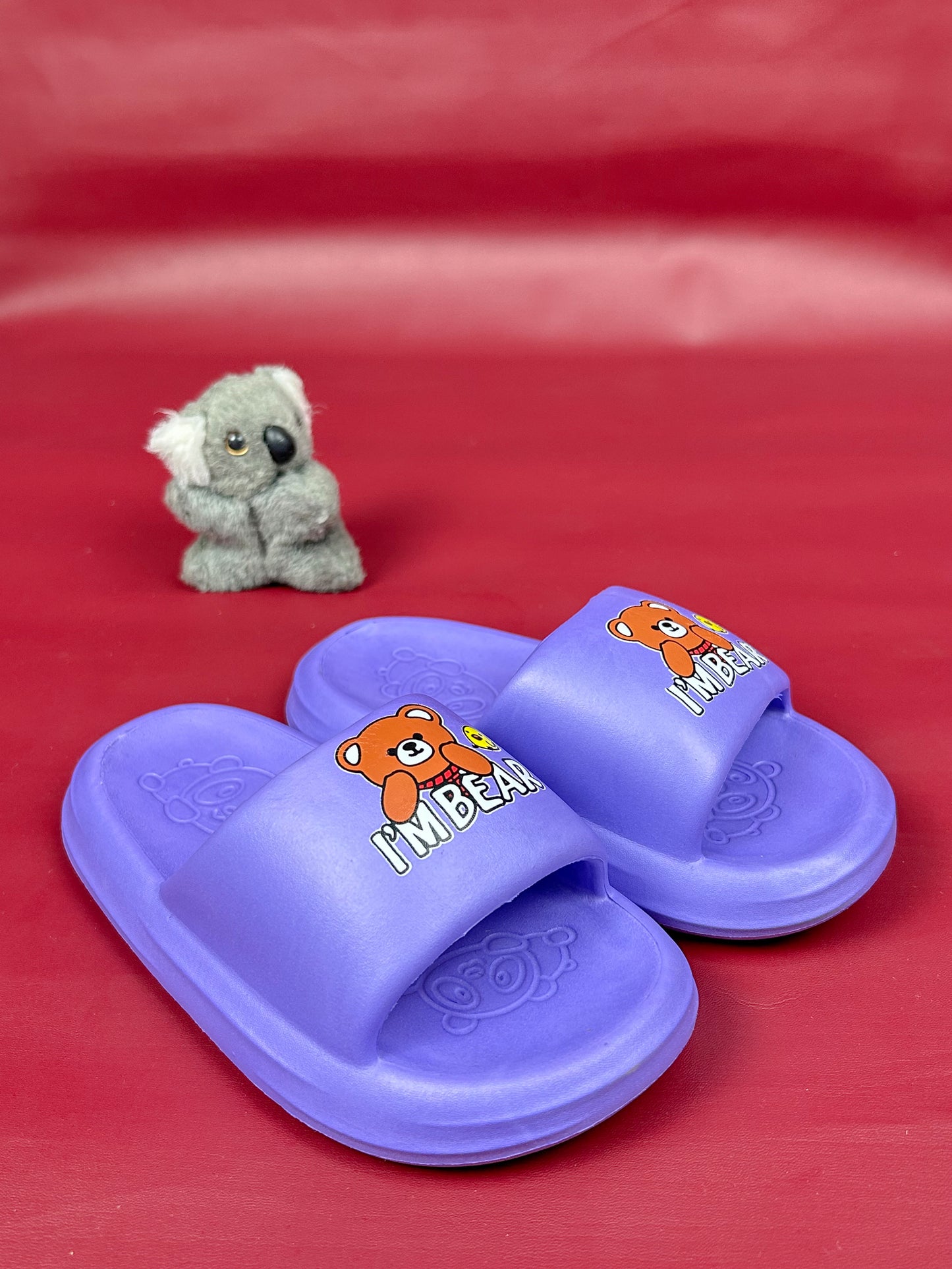 Purple Casual Soft Slippers for Kids KS19