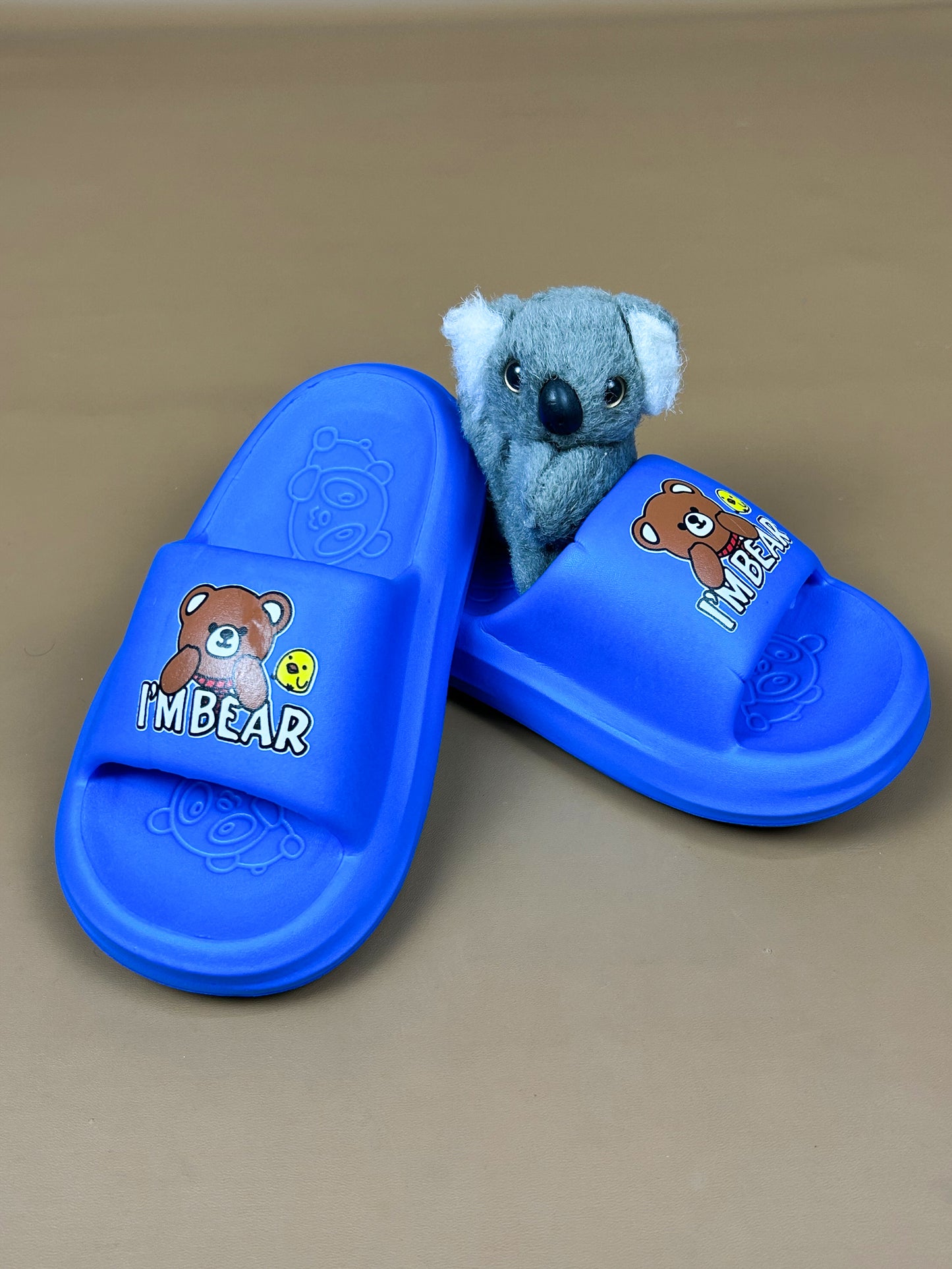 Blue Casual Soft Slippers for Kids KS18