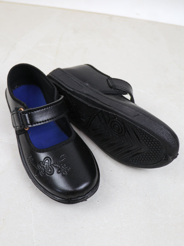 KS15 Girls School Shoes 8Yrs - 12Yrs Black