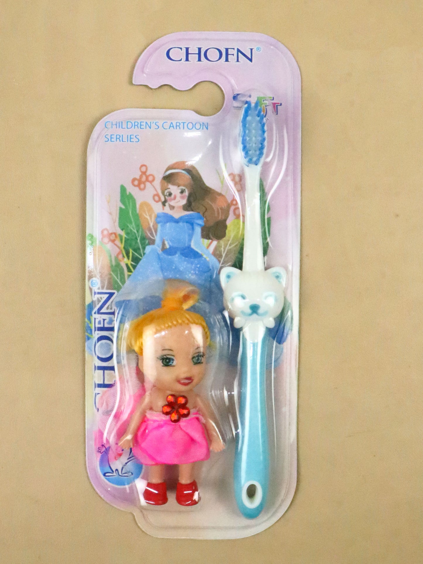 Manual Kids Toothbrush With Toy TB08