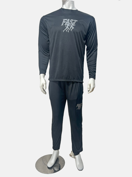 Black Fast Dri-FIT Track Suit For Men HG MTRS42