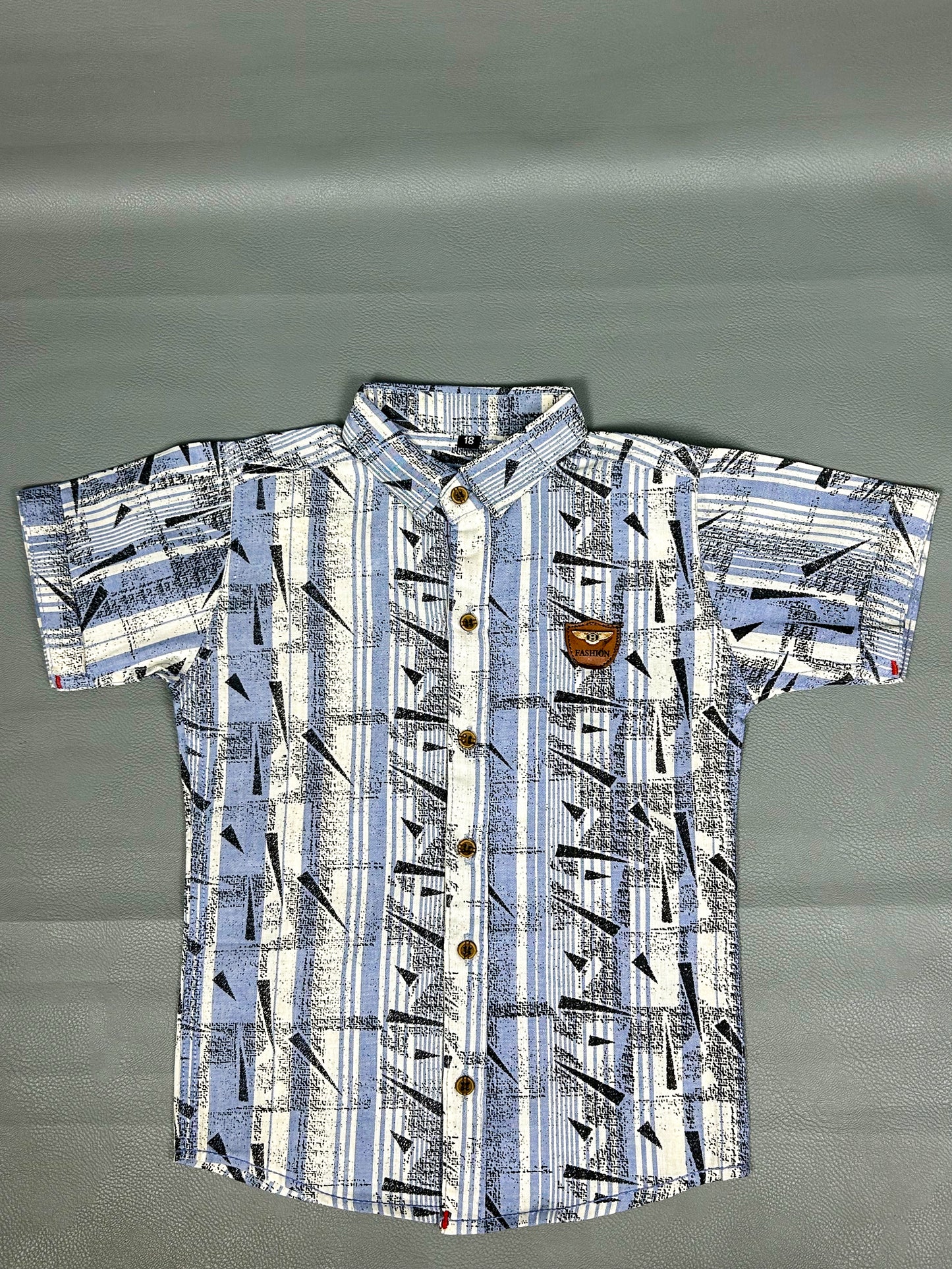 3Yrs - 13Yrs Light Blue Casual Shirt for Boys BCS54