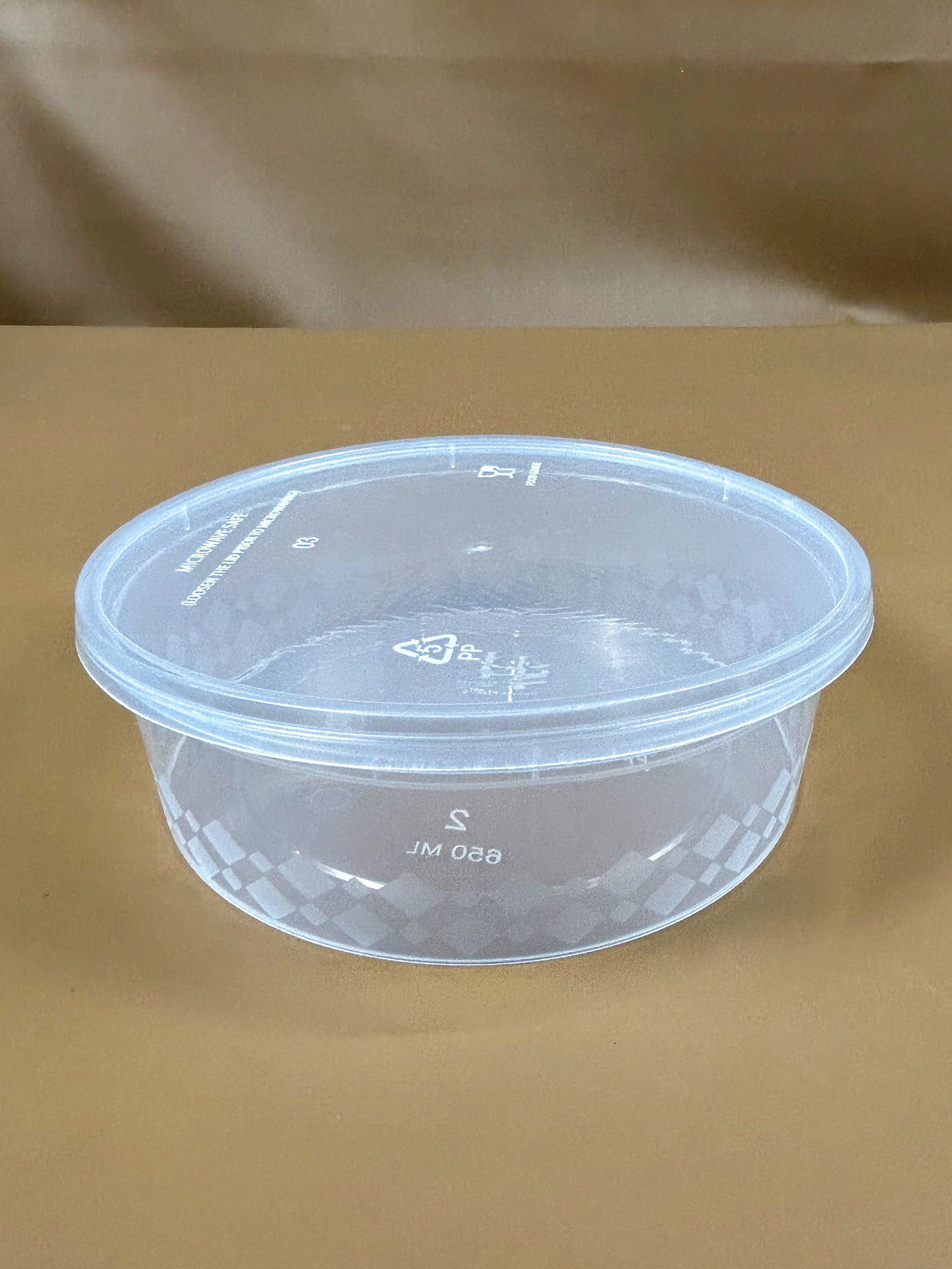 Transparent Pack Of 10 Small Food Container / Storage Box 650ML KIT-35