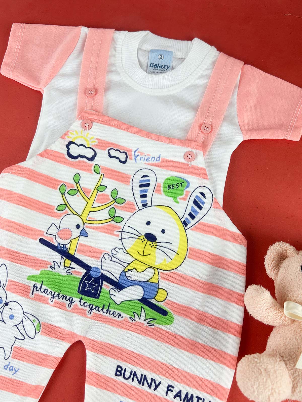 3Mth - 9Mth Peach Romper For Newborn HG NBR138