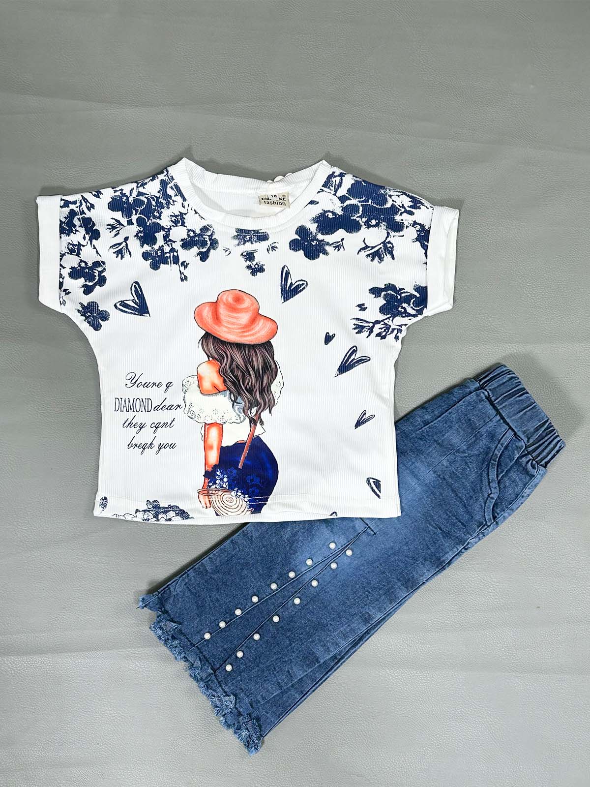 2Yr - 5Yrs Blue Suit For Girls OP GS405