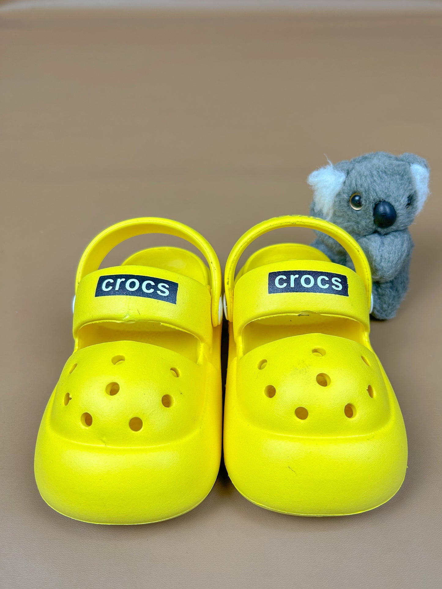 Yellow Casual Soft Crocs for Kids KS27