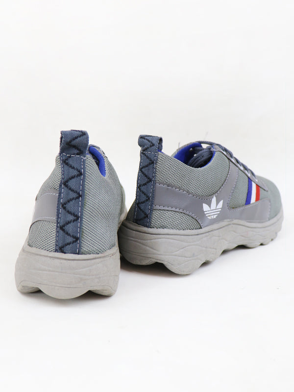 MJS31 Men's Lace-Up Casual Shoes Grey