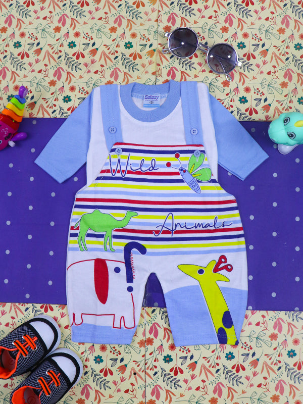 0Mth - 3Mth Wild Blue Romper For Newborn HG NBR31