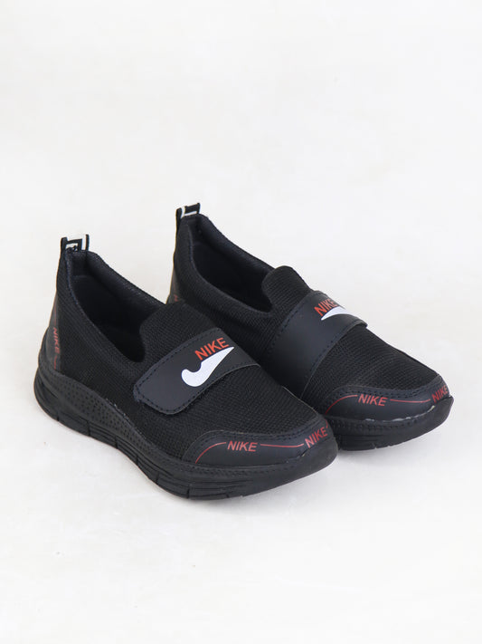 BJ16 Boys Shoes 8Yrs - 17Yrs NK Black