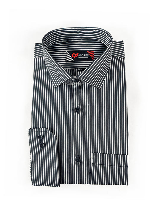 White Lines Formal Dress Shirt For Men MFS354