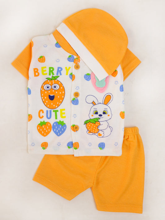 NBS06 HG Newborn Baba Suit 0Mth - 3Mth Berry Orange