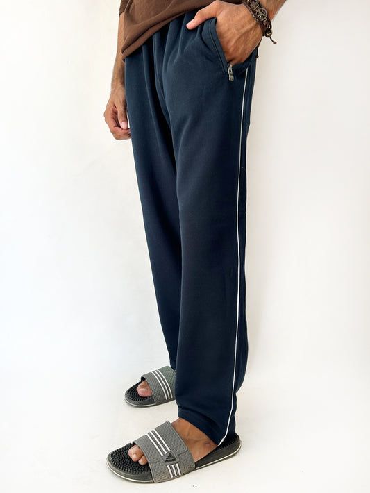 Dark Blue Plain Trouser For Men's MT99