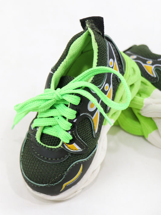 BS29 Boys Jogger Shoes 1Yr - 10Yrs Design Green