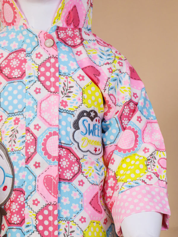 WG Newborn Baby Suit 3Mths - 6Mths Designed Pink