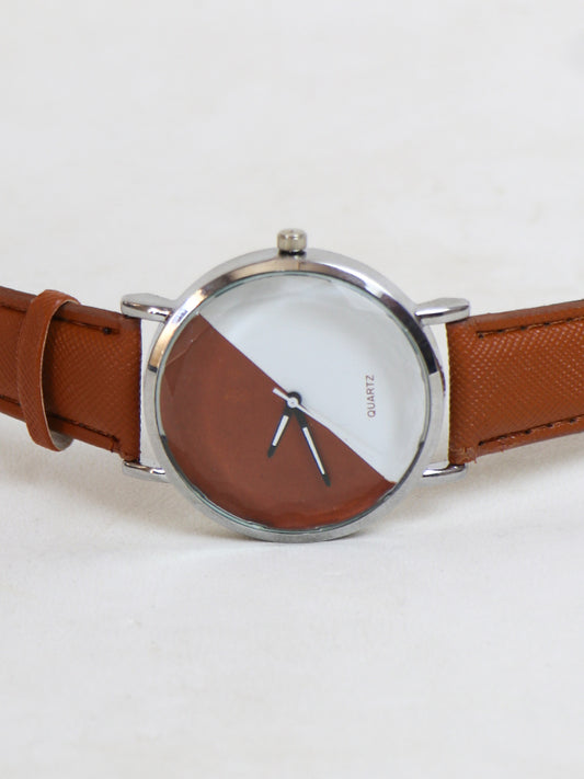 MW01 Men's 2-Color Design Watch Brown