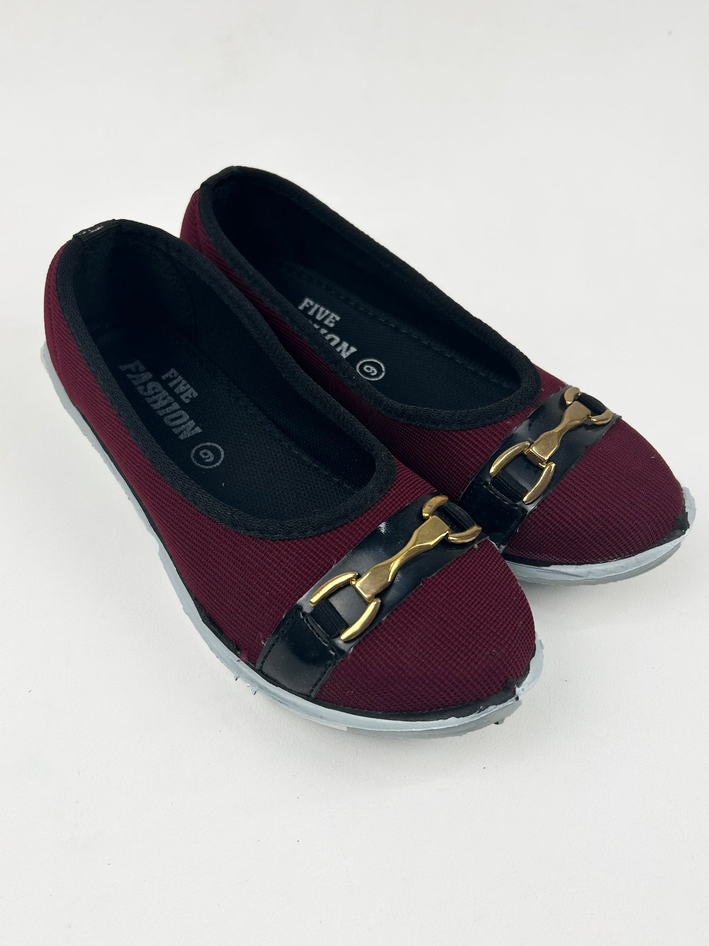 Maroon Casual Pumps For Women WP06