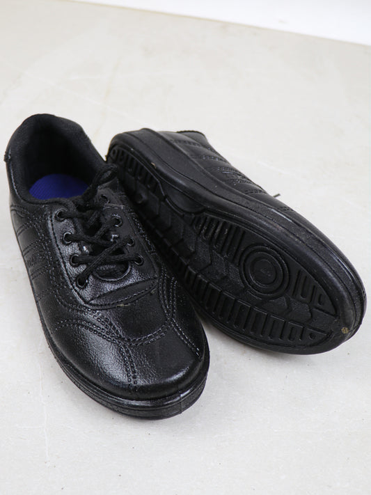 KS14 Kids School Shoes 8Yrs - 12Yrs Black