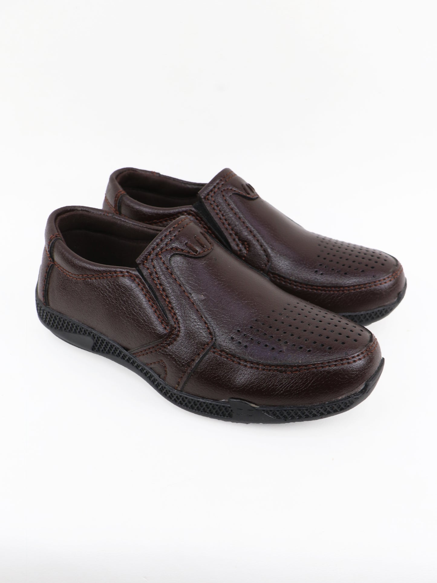 8Yrs - 17Yrs Dark Brown Formal Shoes for Boys BS86