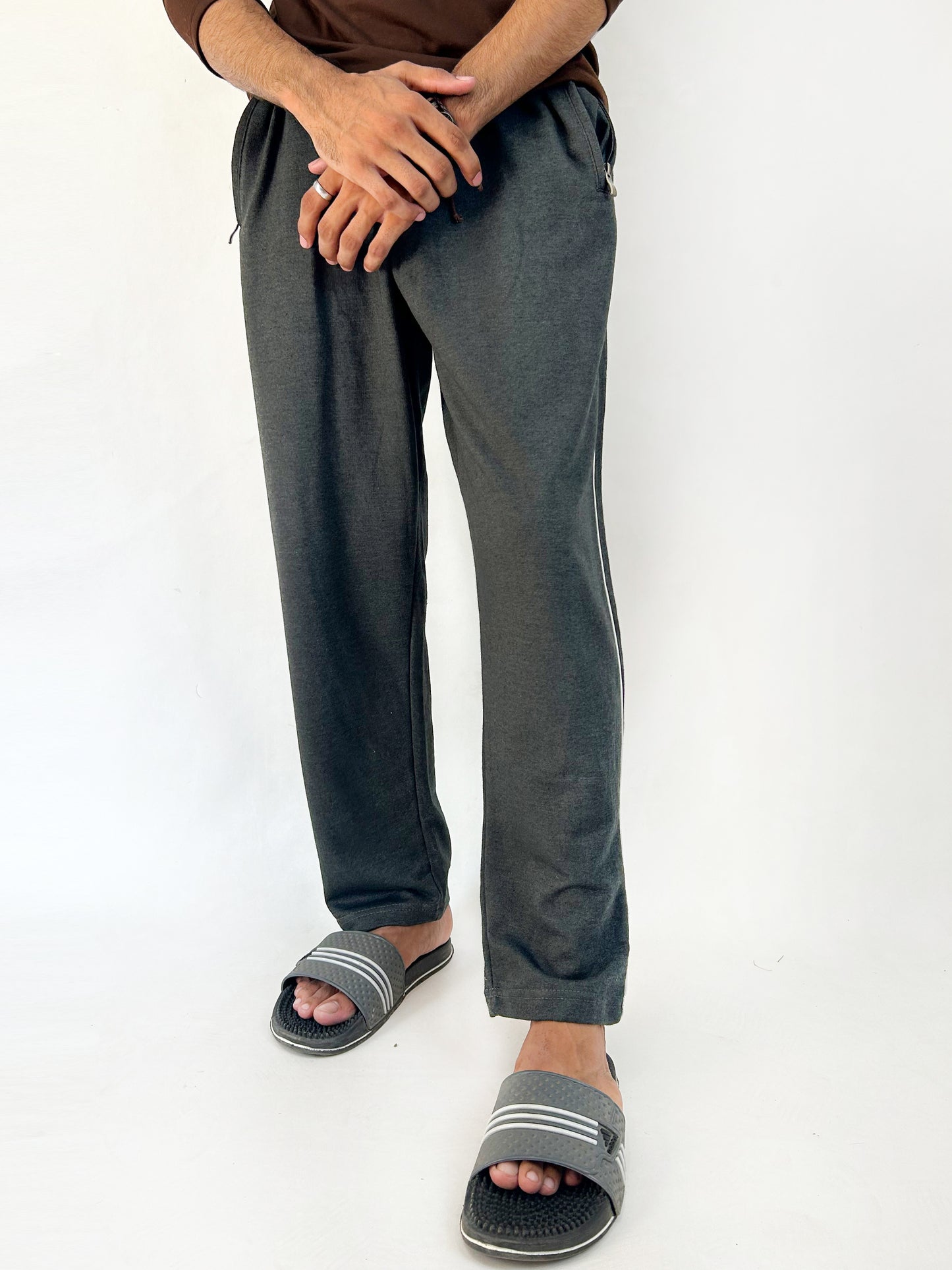 G Blue Plain Trouser For Men's MT98