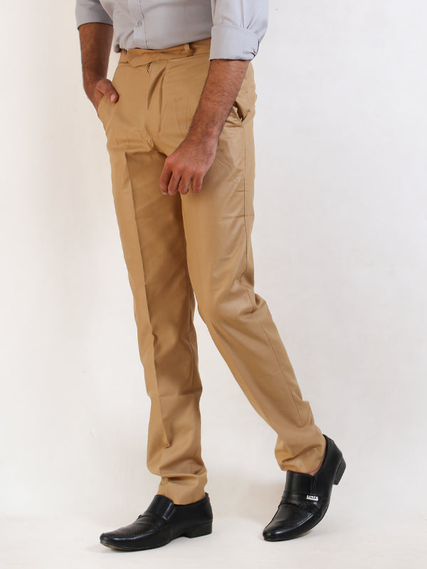 MFP13 Men's Formal Dress Pant D Fawn