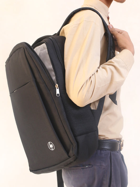 LB02 HP Laptop Bag Value Backpack Black