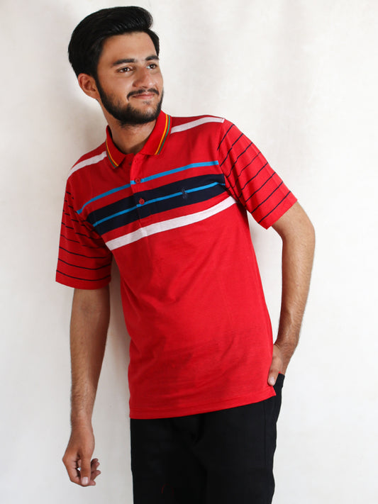 MTS60 AM Men's Polo T-Shirt Red