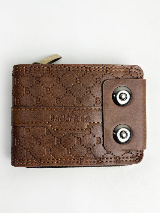 Brown Syn-Leather Wallet For Men MW15