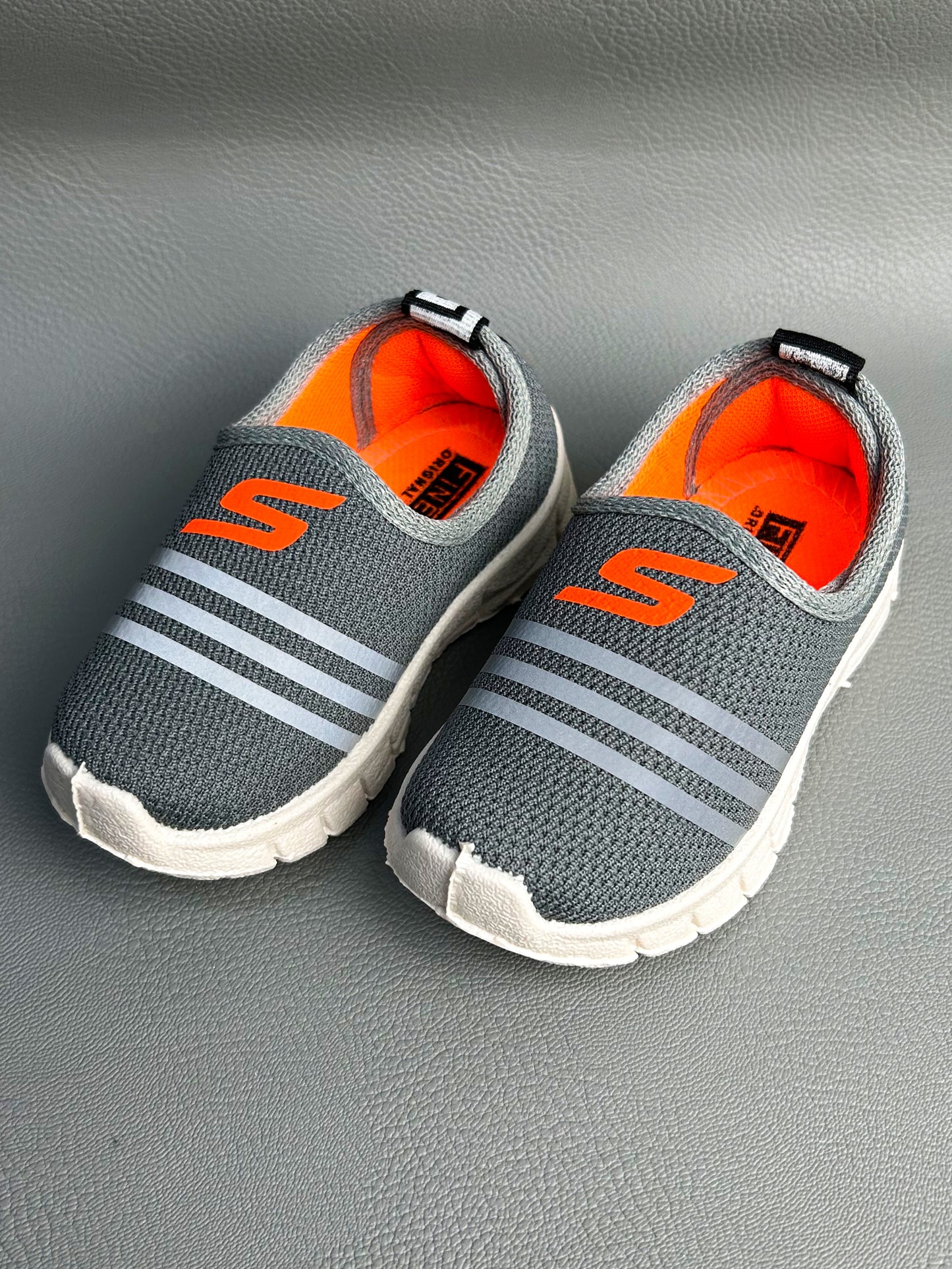 1Yr - 8Yrs Light Grey Shoes For Boys BJ29