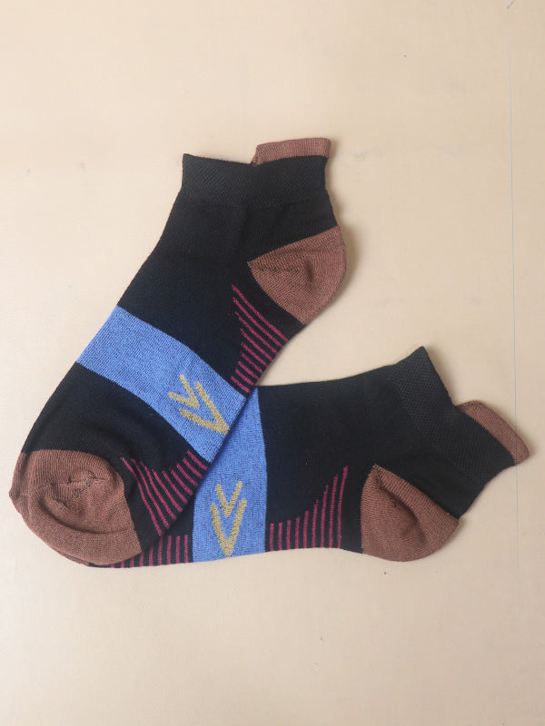 Multicolor & Multidesign Ankle Socks for Men MS31