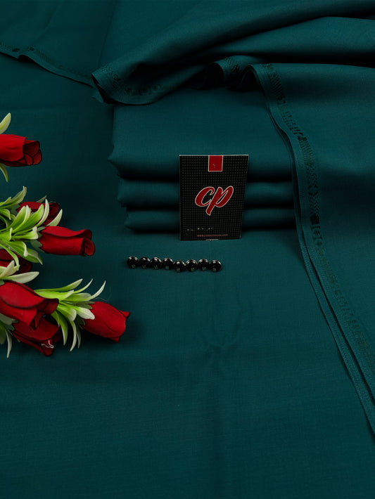 CP Classics - Sea Green Unstitched Kameez Shalwar For Men MUF41