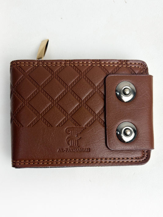 Brown Syn-Leather Wallet For Men MW11