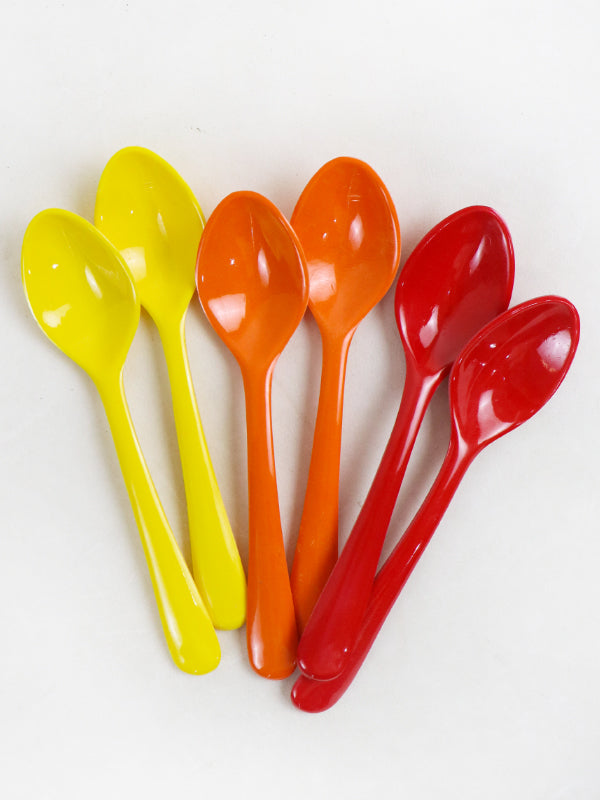 Pack Of 6 Fancy Table Spoon Multicolor