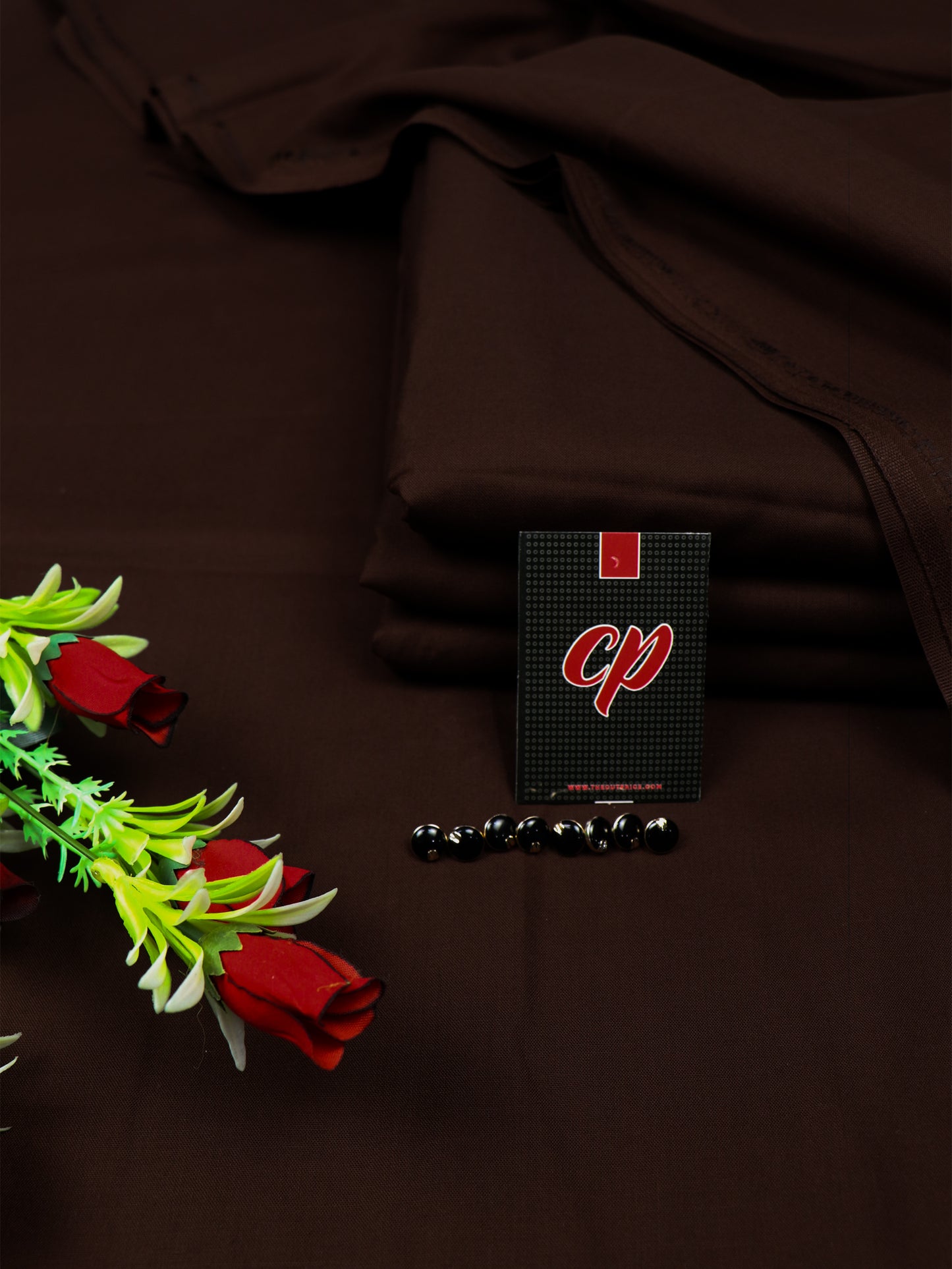 CP Classics - Brown Unstitched Kameez Shalwar For Men MUF38