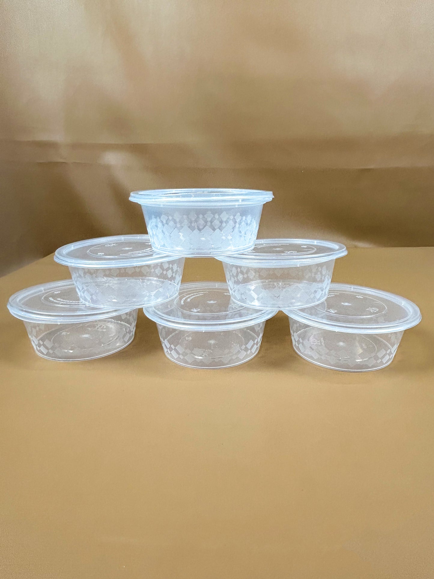 Transparent Pack Of 10 Small Food Container / Storage Box 250ML KIT-32