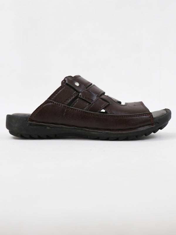 MC141 NM Men's Casual Slippers Dark Brown
