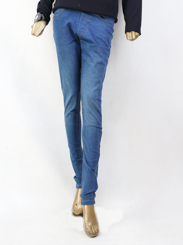 LJ05 Ladies Stretchable Jeans Blue