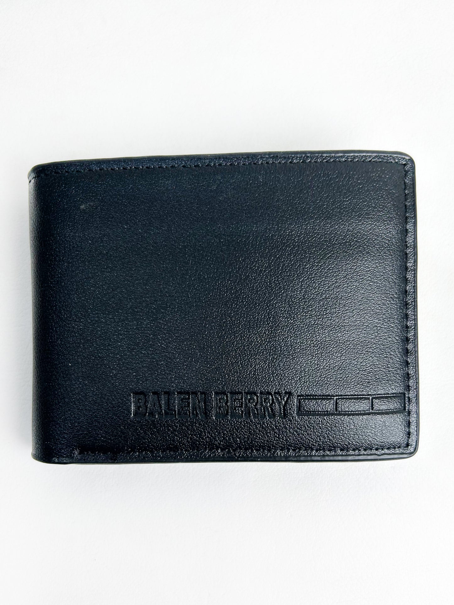 Black Syn-Leather Wallet For Men MW35