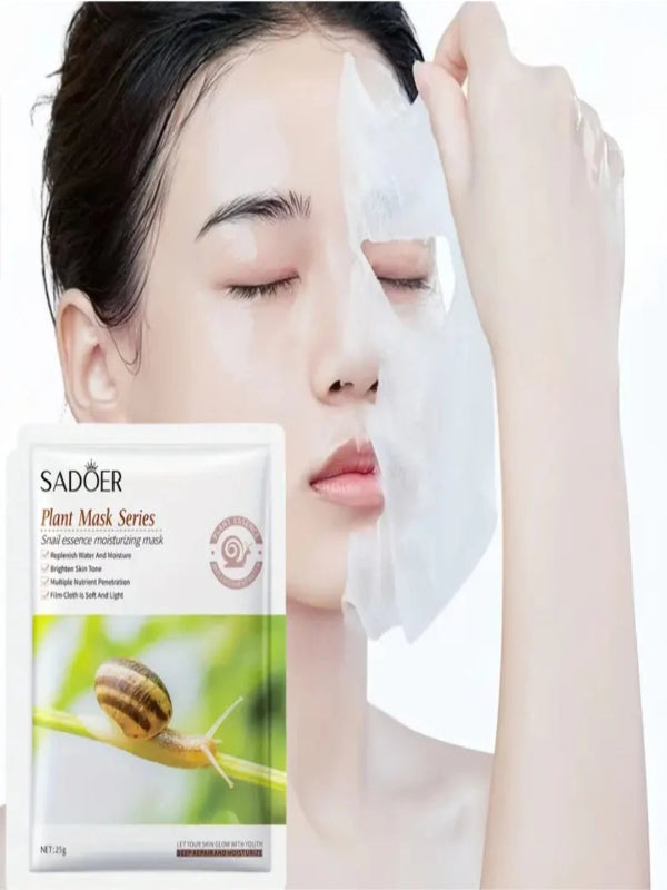 Plant Mask Series - Snail Essence Moisturizing Mask