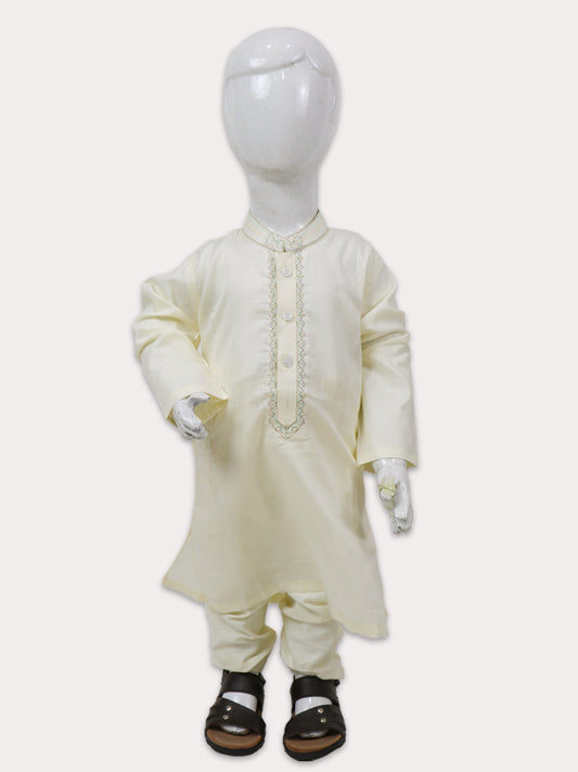 BKS20 TG Boys Shalwar Kameez Suit 2Yrs - 14Yrs Cream