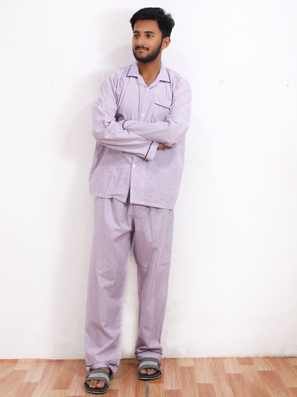 Purple Night Suit For Men MNS14