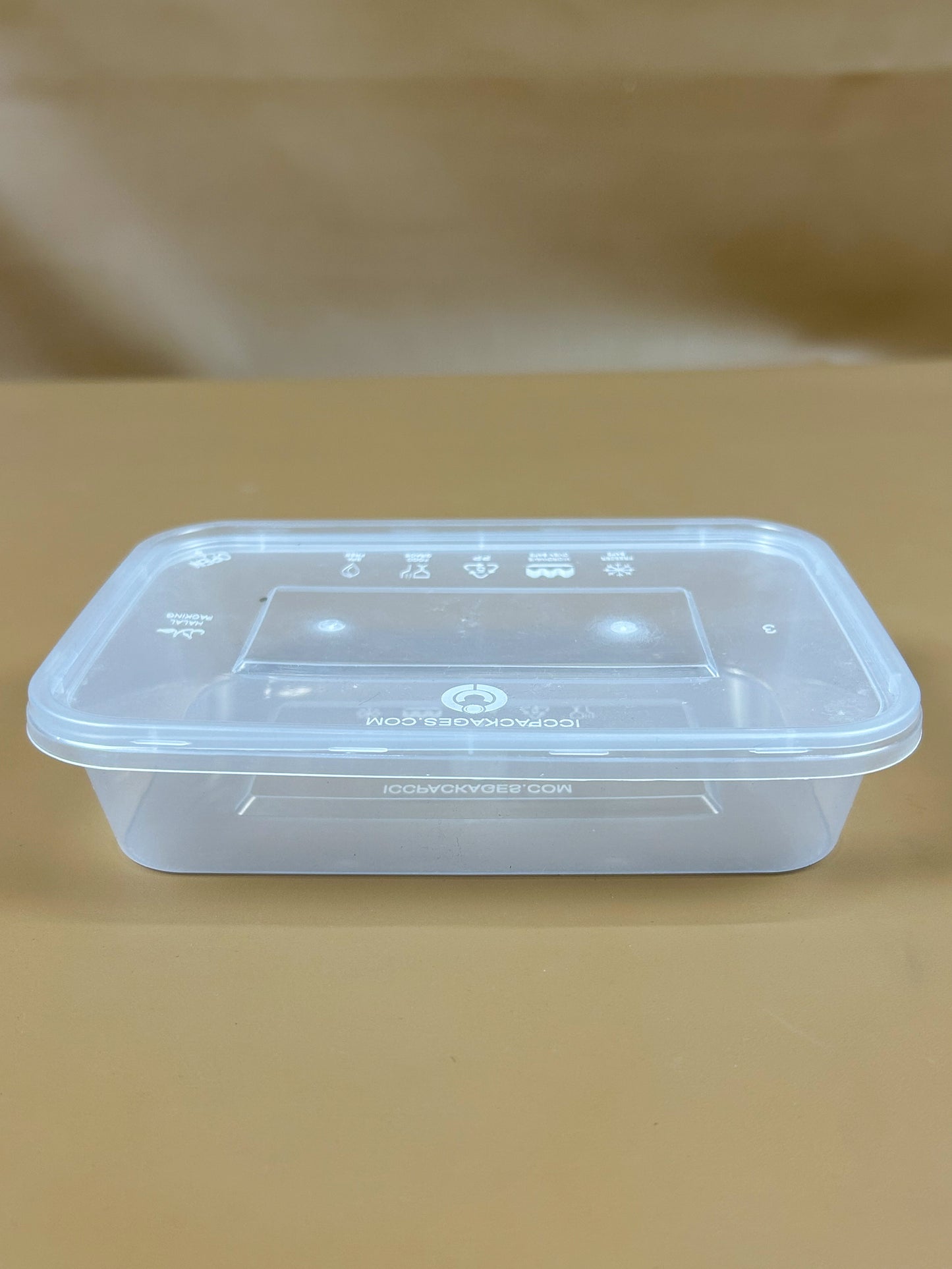 Transparent Pack Of 10 Small Food Container / Storage Box 500ML KIT-33