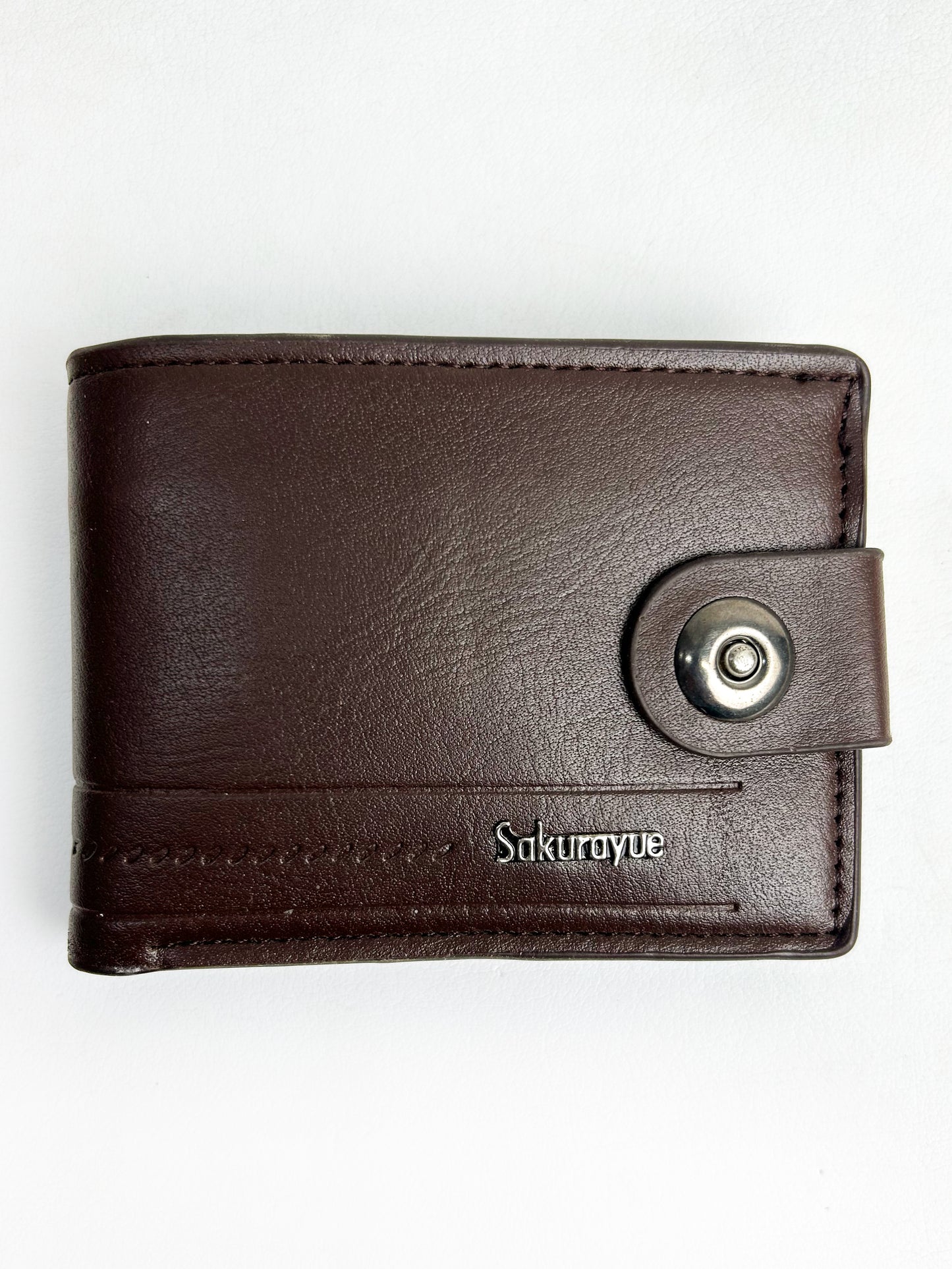 Dark Brown Syn-Leather Wallet For Men MW28