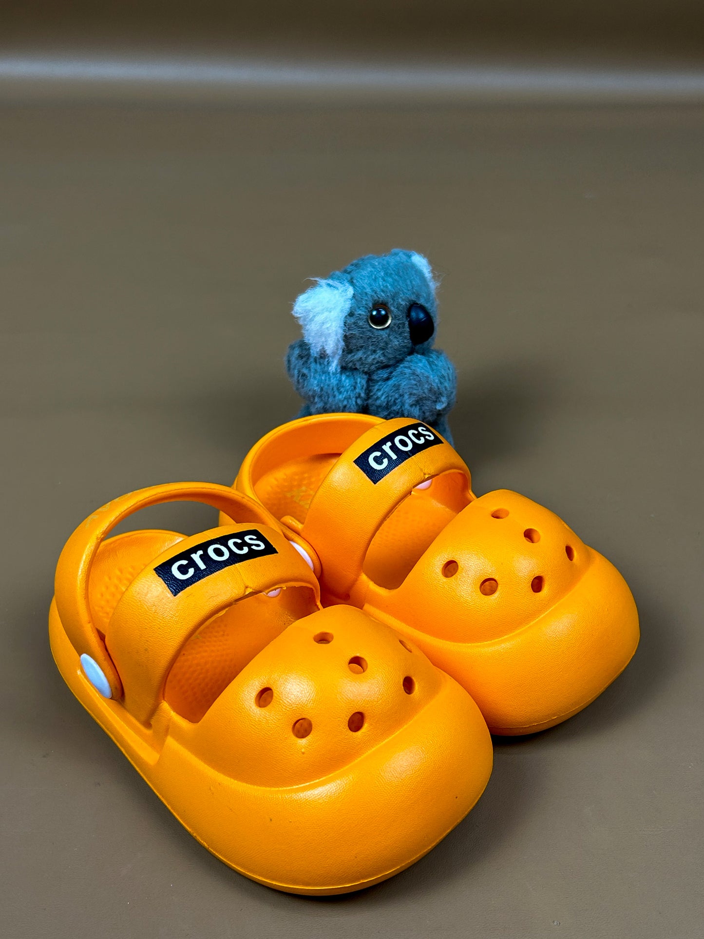 Orange Casual Soft Crocs for Kids KS25