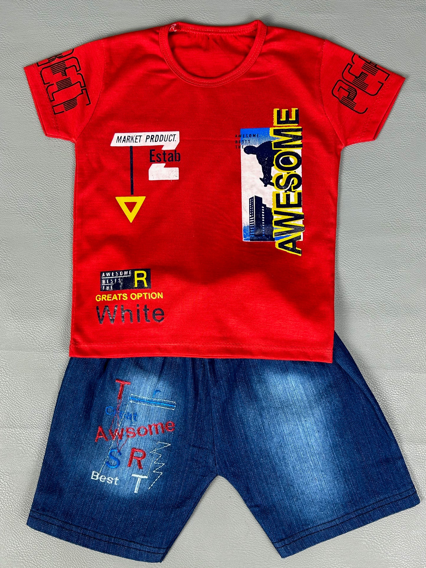 1Yr - 4Yrs Awesome Red Suit For Kids RZ BS289